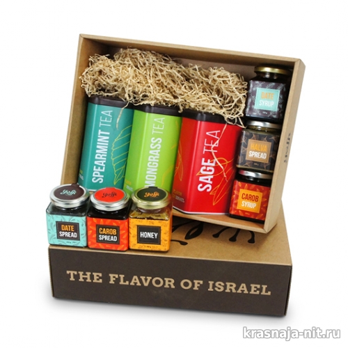 Набор все к чаю Holy Land, Вкусные подарки из Израиля