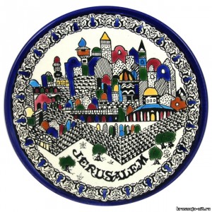 Подставака для бокала - Армянская керамика Восточная медная посуда и тарелки из Израиля