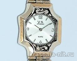 Женские серебряные часы Золотой Век
