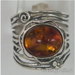 Серебряное кольцо "Вдохновение" Дизайнерские кольца с сертификатом из Израиля