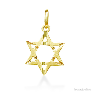Подвеска Звезда Давида из золота , 575 пр, Украшения Звезда Давида - в золоте и серебре