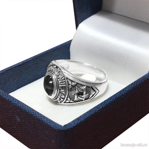 Перстень Шма Исраэль со звездой Давида, Кольца с символами из серебра и золота
