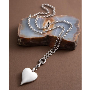Ожерелье - Classic heart crystal long Ожерелья