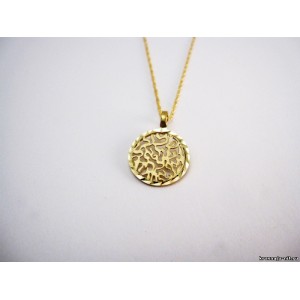 Медальон " Шма Исраель" - золото Ювелирные изделия из Израиля ( серебро, золото )