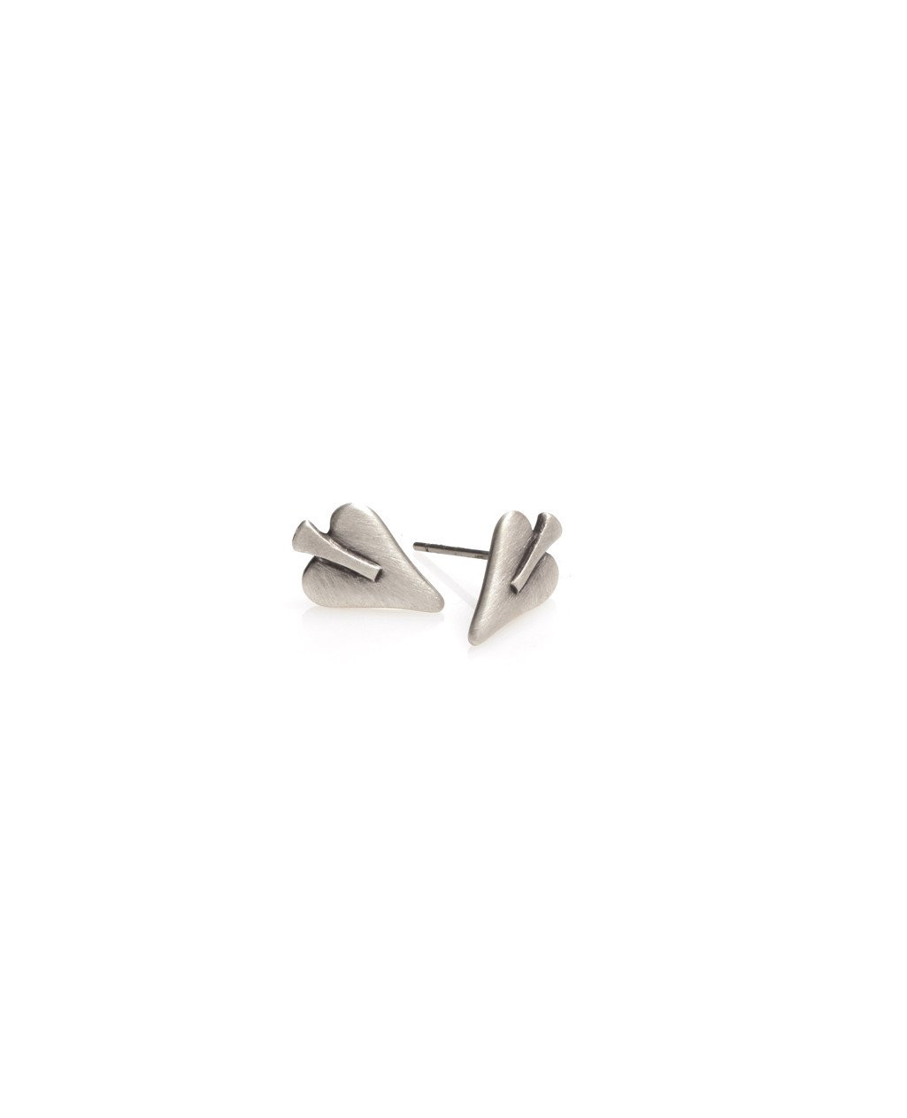 Серьги - Mini signature heart stud, Серьги