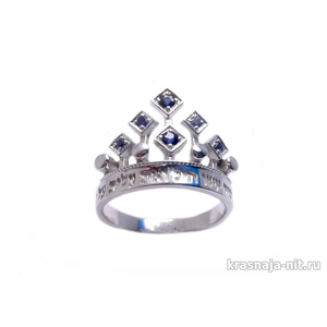 Кольцо в форме короны "Многие жёны добродетельны..." Кольца с символами из серебра и золота