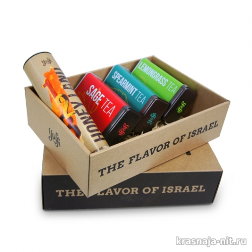 Набор чай с медом - Святая земля, Вкусные подарки из Израиля